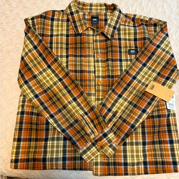 Van’s brown plaid jacket. NWT - Picture 1 of 3